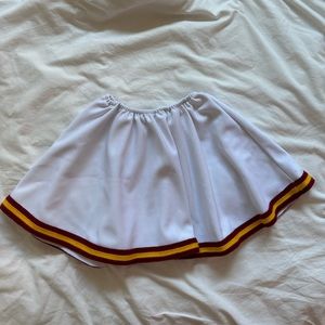 📣USC SONG GIRL WHITE, RED, AND YELLOW SONG GIRL GAMEDAY SKIRT📣